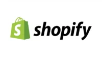 Logo Shopify illustrant la création de boutiques e-commerce performantes par Oli-via-net.