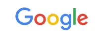 Logo officiel de Google utilisé pour illustrer le référencement naturel SEO.