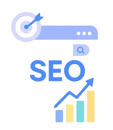 Illustration du référencement naturel et SEO IA combinant Google, ChatGPT et Gemini, représentant la nouvelle génération du référencement intelligent par Oli-via-net.